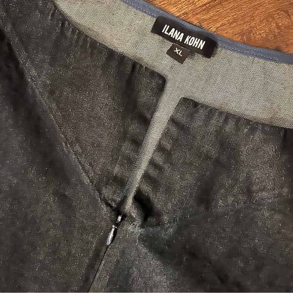 Ilana Kohn XL Denim Cotton Wide Leg Coverall Jumpsuit Oversized Slow Fashion - Picture 4 of 9